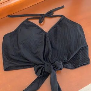 Kortni Jeane Ribbed Tie up top